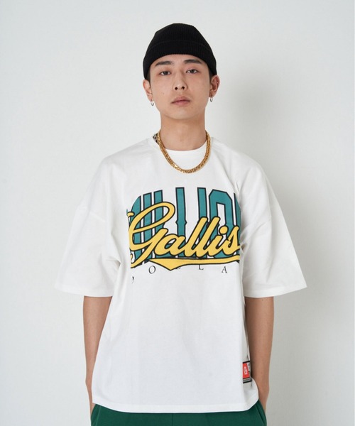 GALLIS ADDICTION（ガリスアディクション）の「GA APPLIQUE COLLEGE TEE（Tシャツ/カットソー・メンズ・ホワイト/ブラック/ブルー/グリーン・M/L）」の13枚目の写真