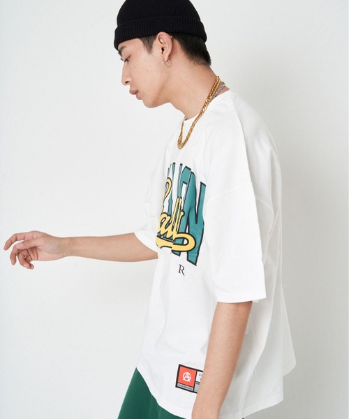 GALLIS ADDICTION（ガリスアディクション）の「GA APPLIQUE COLLEGE TEE（Tシャツ/カットソー・メンズ・ホワイト/ブラック/ブルー/グリーン・M/L）」の15枚目の写真
