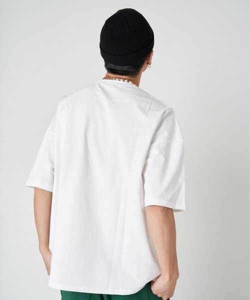 GALLIS ADDICTION（ガリスアディクション）の「GA APPLIQUE COLLEGE TEE（Tシャツ/カットソー・メンズ・ホワイト/ブラック/ブルー/グリーン・M/L）」の17枚目の写真