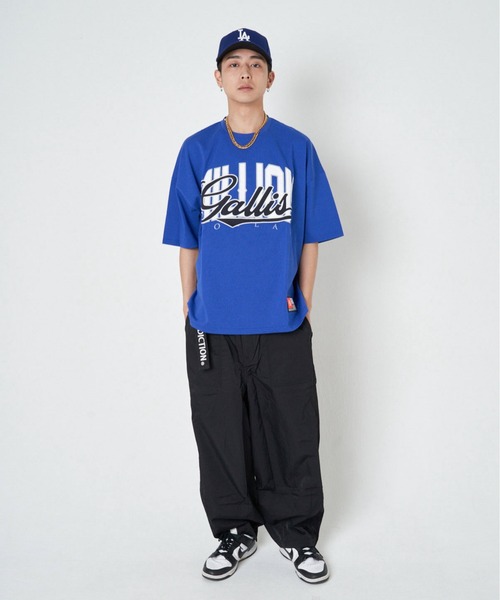 GALLIS ADDICTION（ガリスアディクション）の「GA APPLIQUE COLLEGE TEE（Tシャツ/カットソー・メンズ・ホワイト/ブラック/ブルー/グリーン・M/L）」の6枚目の写真