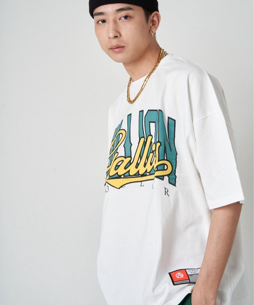 GALLIS ADDICTION（ガリスアディクション）の「GA APPLIQUE COLLEGE TEE（Tシャツ/カットソー・メンズ・ホワイト/ブラック/ブルー/グリーン・M/L）」の11枚目の写真