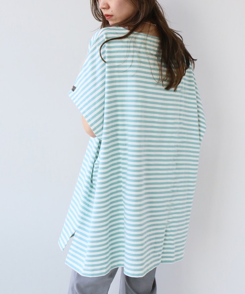 wiffle（ウィッフル）の「別注【WIFFLE】*RELUME BIG BORDER F/S：ボーダーTシャツ（Tシャツ/カットソー・レディース・ブラック/グレー/イエロー/グリーン・FREE）」の20枚目の写真