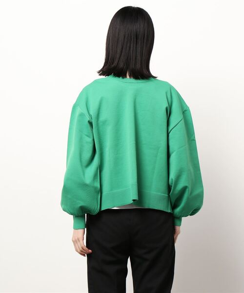 NICOLE white（ニコルホワイト）の「リングスナップ カーディガン（カーディガン/ボレロ・レディース・ピンク/パープル/イエロー/ブルー/グリーン・FREE）」の6枚目の写真