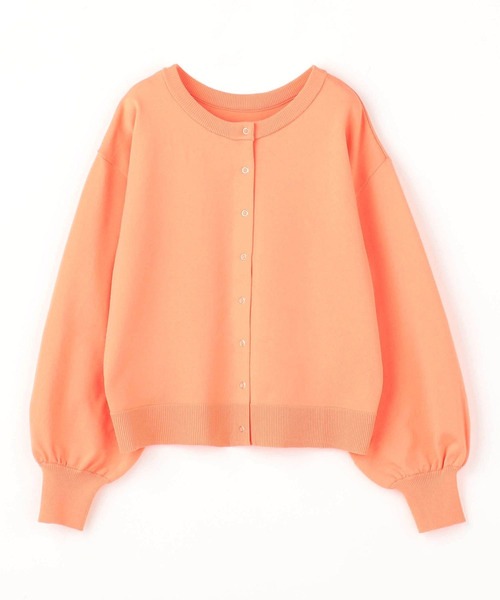 NICOLE white（ニコルホワイト）の「リングスナップ カーディガン（カーディガン/ボレロ・レディース・ピンク/パープル/イエロー/ブルー/グリーン・FREE）」の9枚目の写真