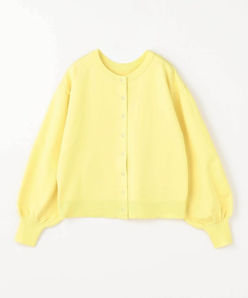 NICOLE white（ニコルホワイト）の「リングスナップ カーディガン（カーディガン/ボレロ・レディース・ピンク/パープル/イエロー/ブルー/グリーン・FREE）」の10枚目の写真