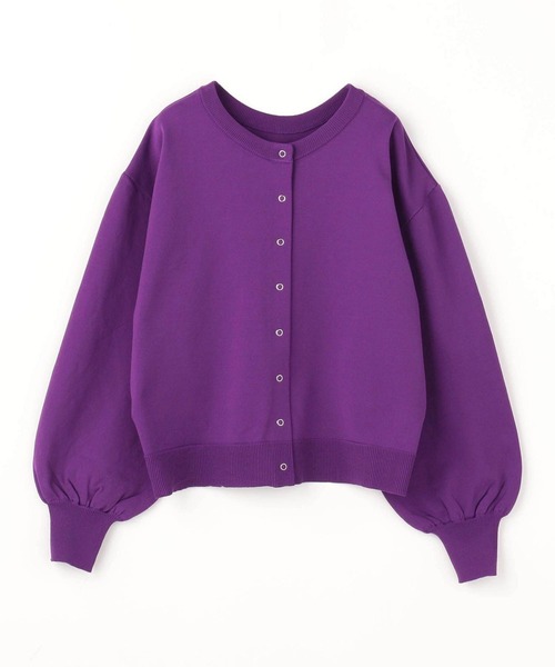 NICOLE white（ニコルホワイト）の「リングスナップ カーディガン（カーディガン/ボレロ・レディース・ピンク/パープル/イエロー/ブルー/グリーン・FREE）」の13枚目の写真