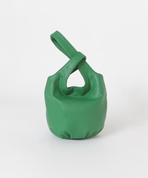 SENSE OF PLACE by URBAN RESEARCH（センスオブプレイスバイアーバンリサーチ）の「シンプルミニワンハンドルバッグ（ハンドバッグ・レディース・ブラック/グリーン/アイボリー・ONE）」の7枚目の写真