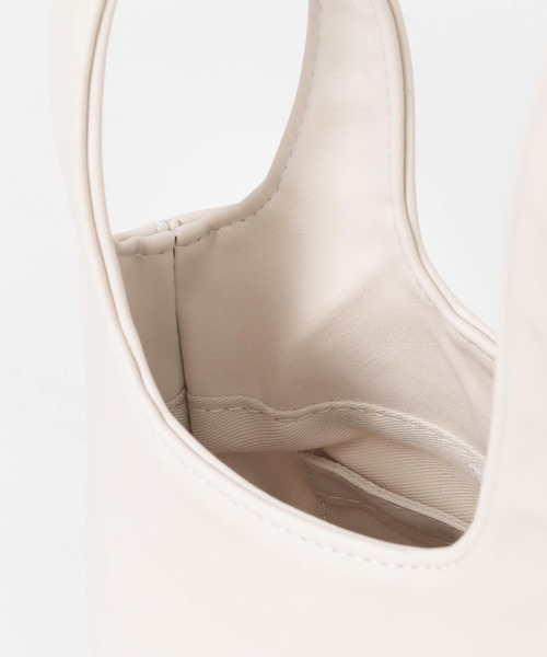 SENSE OF PLACE by URBAN RESEARCH（センスオブプレイスバイアーバンリサーチ）の「シンプルミニワンハンドルバッグ（ハンドバッグ・レディース・ブラック/グリーン/アイボリー・ONE）」の11枚目の写真