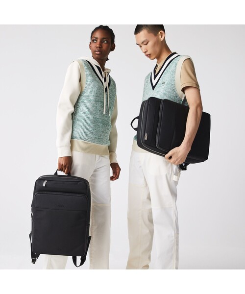 LACOSTE（ラコステ）の「シティーコート スクエアバックパック（バックパック/リュック・メンズ・ブラック・FREE）」の4枚目の写真