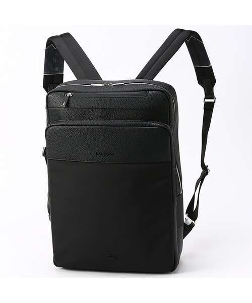 LACOSTE（ラコステ）の「シティーコート スクエアバックパック（バックパック/リュック・メンズ・ブラック・FREE）」の5枚目の写真