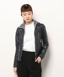 DOMA: 6102 MOTO JACKET w/ HOOD