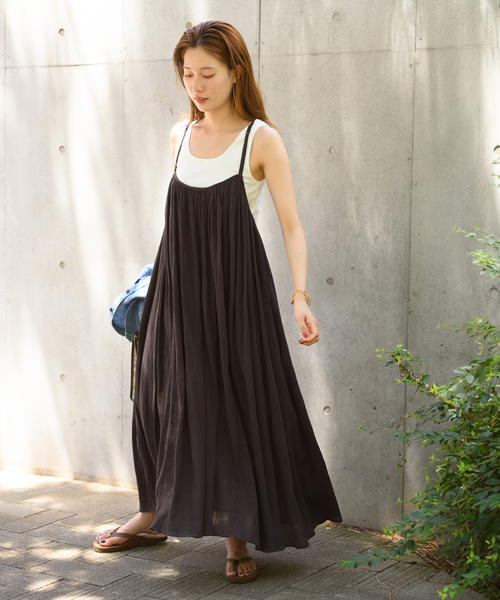 FRAMeWORK（フレームワーク）の「エアリーキャミソールワンピース