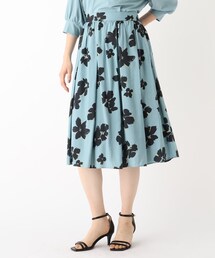 index | フローラルパターンフレアスカート【WEB限定サイズ】(スカート)