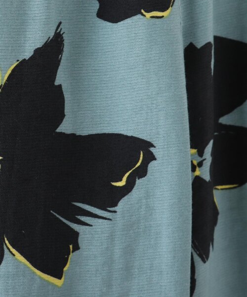 index（インデックス）の「◆フローラルパターンフレアスカート【WEB限定サイズ】（スカート・レディース・グリーン系その他2/ブラック系/アイボリー系・40/38/42/36）」の7枚目の写真