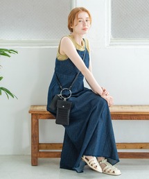 Crisp | デニムフレアキャミワンピース(ワンピース)