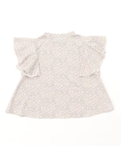 coca(coca)(コカ)の「grayフラワー フリルブラウス(シャツ/ブラウス・レディース・グレー・M/L)」の2枚目の写真