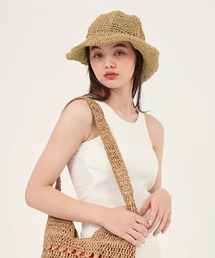 TINA：JOJUN | かぎ編み ペーパーハット TINA：JOJUN(ハット)