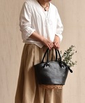 genten（ゲンテン）の「ナヴォーナⅢ 手提げバッグ（かごバッグ）」 - WEAR