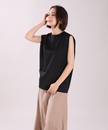 INED | タックショルダーカットソー(Tシャツ/カットソー)