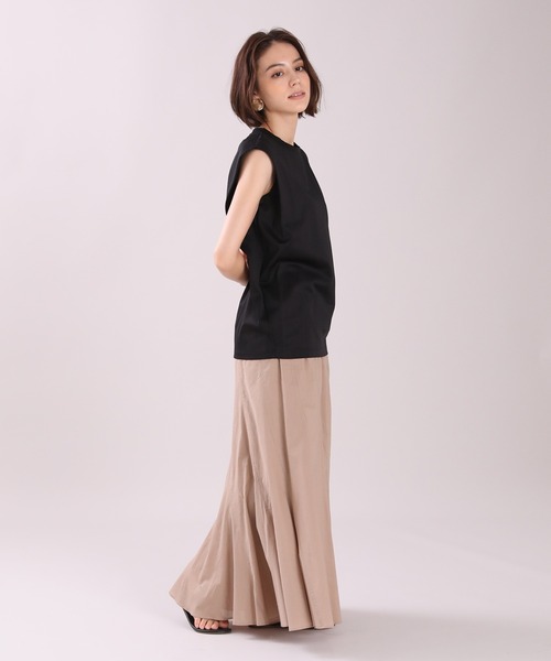 INED（イネド）の「タックショルダーカットソー（Tシャツ/カットソー・レディース・ホワイト/ブラック・9号）」の7枚目の写真