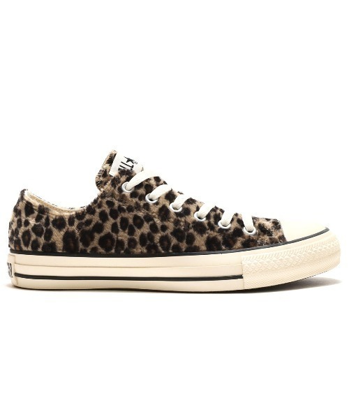 CONVERSE（コンバース）の「CONVERSE ALL STAR LEOPARDFUR OX / コンバース オールスター レパードファー オックス（スニーカー・メンズ・ベージュ・24.0cm/23.5cm/27.5cm/27.0cm/24.5cm/28.0cm/30.0cm/26.0cm/26.5cm/25.5cm/23.0cm/29.0cm/25.0cm）」の2枚目の写真