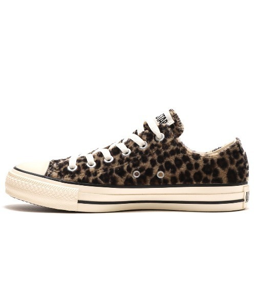 CONVERSE（コンバース）の「CONVERSE ALL STAR LEOPARDFUR OX / コンバース オールスター レパードファー オックス（スニーカー・メンズ・ベージュ・24.0cm/23.5cm/27.5cm/27.0cm/24.5cm/28.0cm/30.0cm/26.0cm/26.5cm/25.5cm/23.0cm/29.0cm/25.0cm）」の3枚目の写真