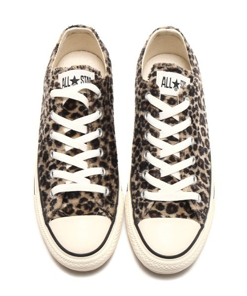 CONVERSE（コンバース）の「CONVERSE ALL STAR LEOPARDFUR OX / コンバース オールスター レパードファー オックス（スニーカー・メンズ・ベージュ・24.0cm/23.5cm/27.5cm/27.0cm/24.5cm/28.0cm/30.0cm/26.0cm/26.5cm/25.5cm/23.0cm/29.0cm/25.0cm）」の5枚目の写真