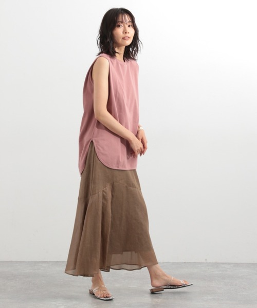 BARNYARDSTORM（バンヤードストーム）の「BARNYARDSTORM / シャイニーボイルスカート（スカート・レディース・ブラック/モカ・1/0）」の13枚目の写真