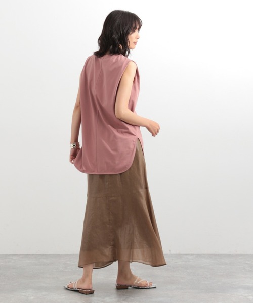 BARNYARDSTORM（バンヤードストーム）の「BARNYARDSTORM / シャイニーボイルスカート（スカート・レディース・ブラック/モカ・1/0）」の15枚目の写真