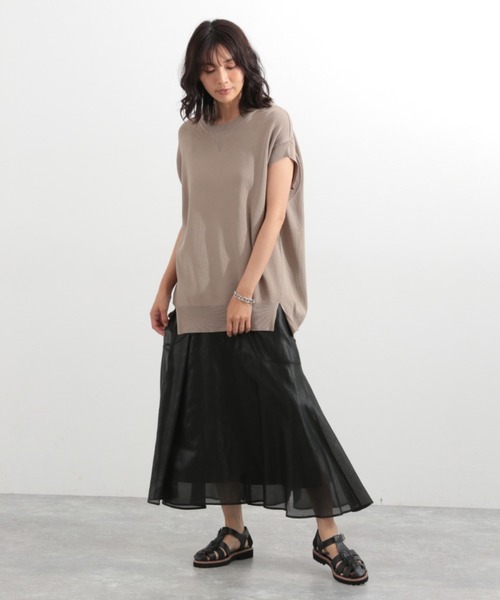 BARNYARDSTORM（バンヤードストーム）の「BARNYARDSTORM / シャイニーボイルスカート（スカート・レディース・ブラック/モカ・1/0）」の9枚目の写真