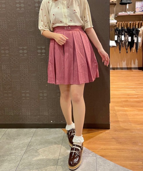 axes femme（アクシーズファム）の「カラミストライプキュロット（その他パンツ・レディース・カーキ/ピンク/ブラック・FREE）」の3枚目の写真