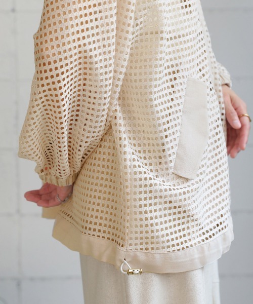 Bou Jeloud（ブージュルード）の「メッシュパーカーブルゾン