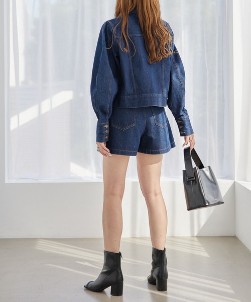 Heatherのオーバーサイズデニムジャケット Heather（ヘザー）の「デニムJACKET 125915（デニムジャケット