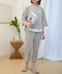 MAISON BREEZE（メゾンブリーズ）の「【MAISON BREEZE】レイヤードスウェットトップス＆パンツセットアップ SCCH164（ルームウェア/パジャマ・レディース）」