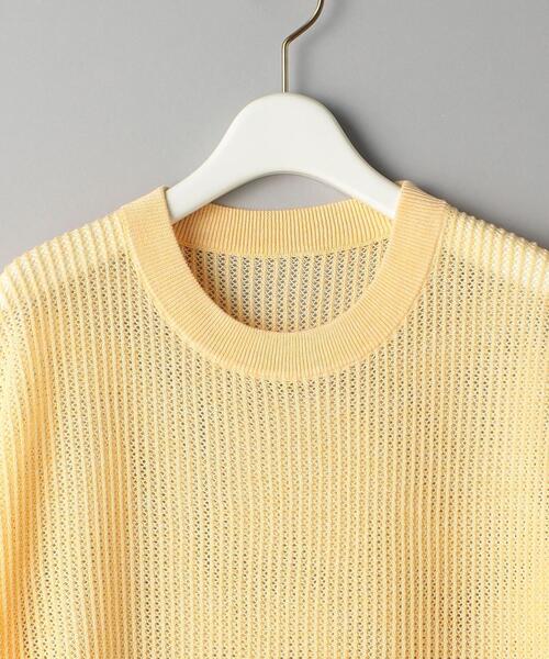 BEAUTY&YOUTH UNITED ARROWS（ビューティーアンドユースユナイテッドアローズ）の「レーヨンブレンド メッシュ Tシャツ ワンピース -ウォッシャブル-（ワンピース・レディース・ブラック/クリーム・FREE）」の19枚目の写真