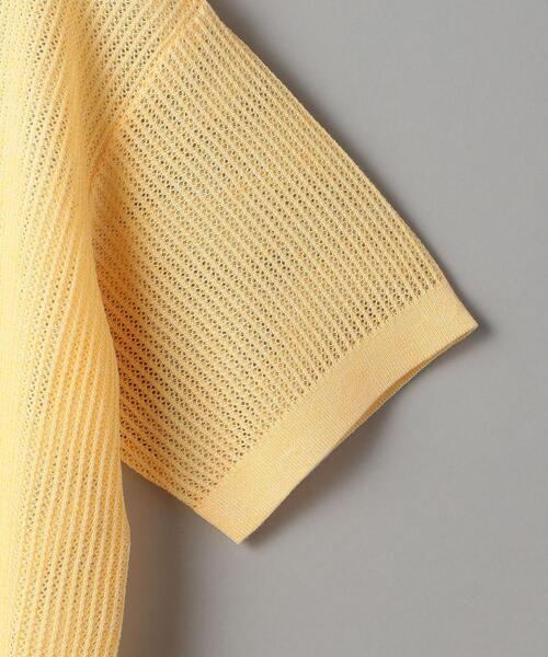 BEAUTY&YOUTH UNITED ARROWS（ビューティーアンドユースユナイテッドアローズ）の「レーヨンブレンド メッシュ Tシャツ ワンピース -ウォッシャブル-（ワンピース・レディース・ブラック/クリーム・FREE）」の13枚目の写真