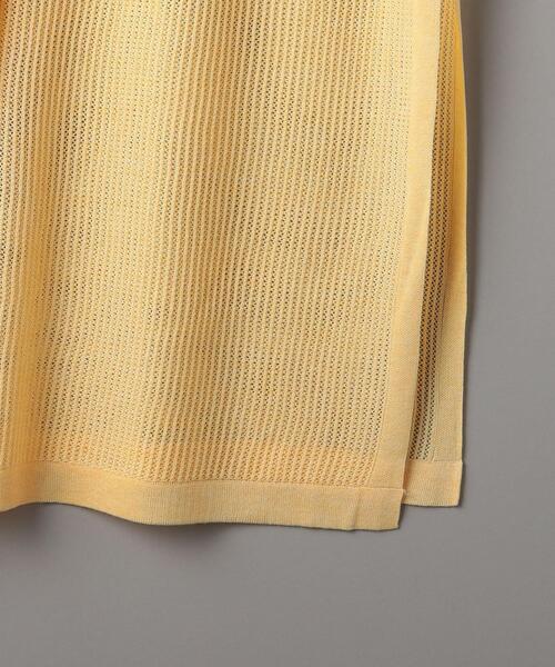 BEAUTY&YOUTH UNITED ARROWS（ビューティーアンドユースユナイテッドアローズ）の「レーヨンブレンド メッシュ Tシャツ ワンピース -ウォッシャブル-（ワンピース・レディース・ブラック/クリーム・FREE）」の4枚目の写真