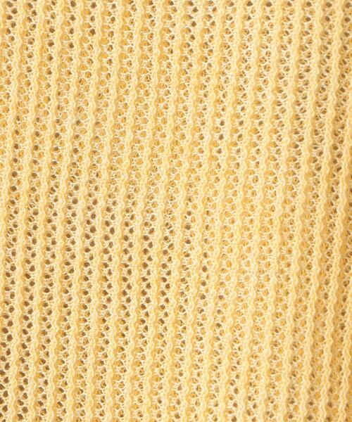 BEAUTY&YOUTH UNITED ARROWS（ビューティーアンドユースユナイテッドアローズ）の「レーヨンブレンド メッシュ Tシャツ ワンピース -ウォッシャブル-（ワンピース・レディース・ブラック/クリーム・FREE）」の11枚目の写真