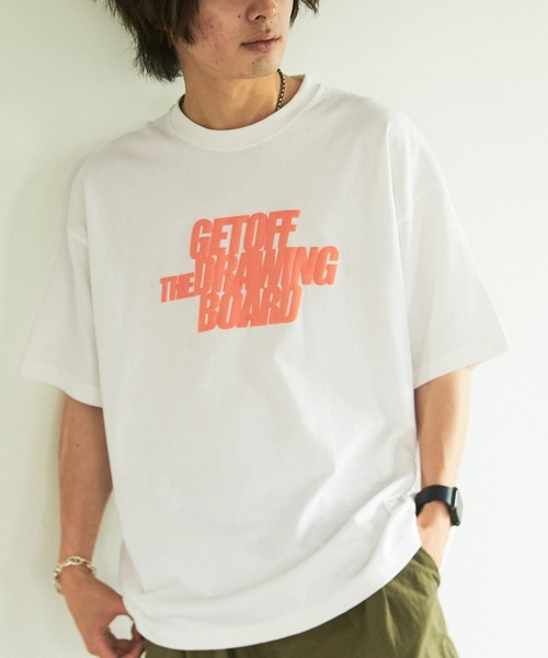 PBLIM（ページボーイリム）の「PAGEBOYLIM/ストリートハッポウロゴT（Tシャツ/カットソー・レディース・ブラック/オフホワイト/グリーン・LARGE/MEDIUM）」の11枚目の写真