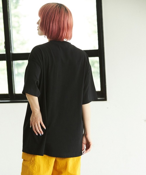 PBLIM（ページボーイリム）の「PAGEBOYLIM/ストリートハッポウロゴT（Tシャツ/カットソー・レディース・ブラック/オフホワイト/グリーン・LARGE/MEDIUM）」の14枚目の写真