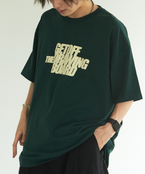 PBLIM（ページボーイリム）の「PAGEBOYLIM/ストリートハッポウロゴT（Tシャツ/カットソー・レディース・ブラック/オフホワイト/グリーン・LARGE/MEDIUM）」の20枚目の写真