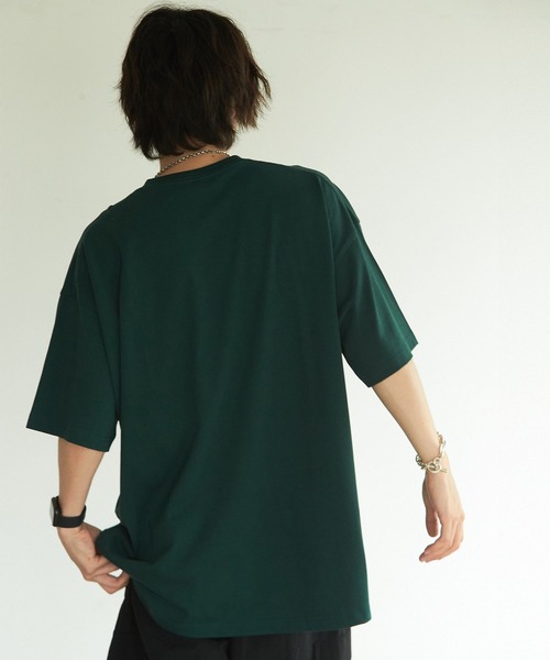 PBLIM（ページボーイリム）の「PAGEBOYLIM/ストリートハッポウロゴT（Tシャツ/カットソー・レディース・ブラック/オフホワイト/グリーン・LARGE/MEDIUM）」の21枚目の写真