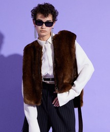 MAISON SPECIAL | グラデーションファーミニベスト【MAISON SPECIAL/メゾンスペシャル】(ベスト)