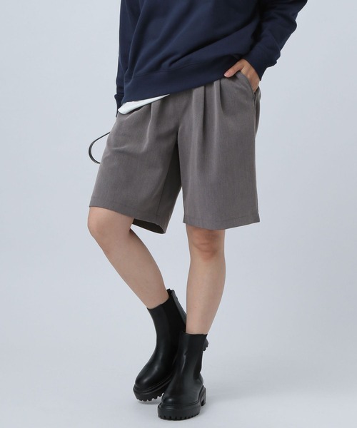 BAYFLOW(ベイフロー)の「ウエストタックショートパンツ(その他パンツ・レディース・ブラック/グレー・FREE)」の17枚目の写真