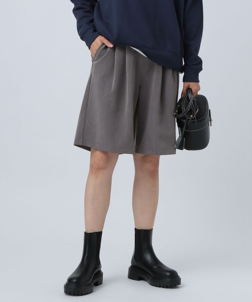 BAYFLOW(ベイフロー)の「ウエストタックショートパンツ(その他パンツ・レディース・ブラック/グレー・FREE)」の18枚目の写真