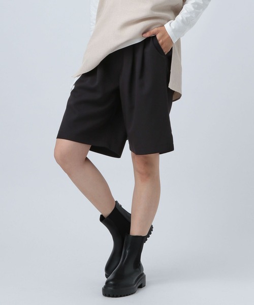 BAYFLOW(ベイフロー)の「ウエストタックショートパンツ(その他パンツ・レディース・ブラック/グレー・FREE)」の21枚目の写真