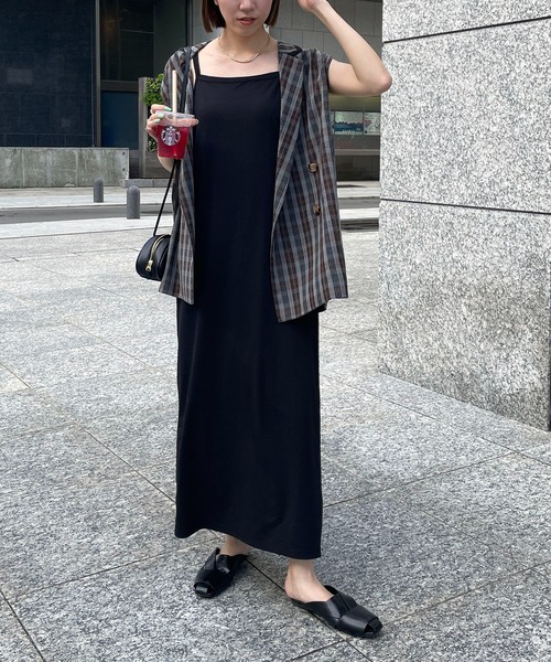 CAPRICIEUX LE'MAGE（カプリシューレマージュ）の「チェックテーラードベスト（ベスト・レディース・グレー・FREE）」の12枚目の写真