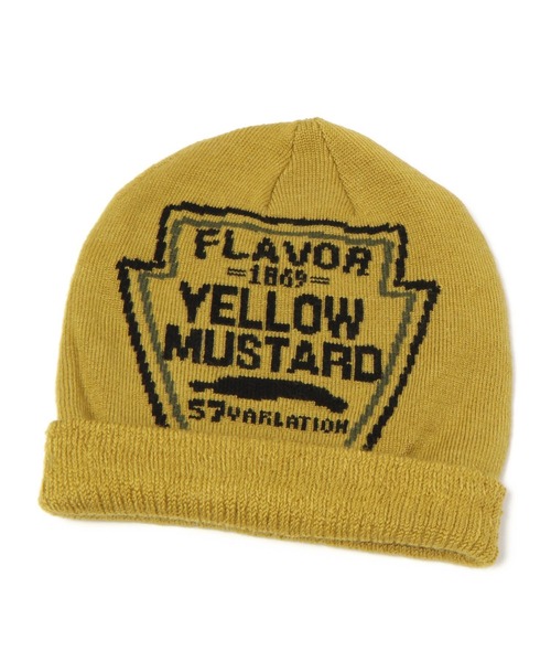 BAYFLOW（ベイフロー）の「[KIDS]フレーバーソースワッチ（ニットキャップ/ビーニー・キッズ・レッド/オフホワイト/マスタード・FREE）」の6枚目の写真