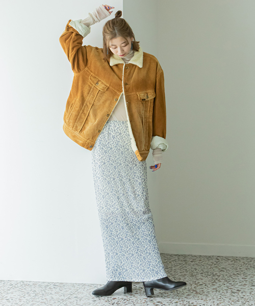 【新品未使用】U by SPICK&SPAN ストレッチフラワースカート U by SPICK&SPAN（ユーバイスピックアンドスパン）の