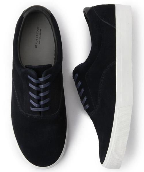 BEAUTY&YOUTH UNITED ARROWS（ビューティーアンドユースユナイテッドアローズ）の「BY スエード 5アイレット スニーカー◆（スニーカー・メンズ・ネイビー/ダークブラウン/ベージュ/ブラウン/ライトブルー・28cm(3)/26cm(1)/27cm(2)/25cm(0)）」の5枚目の写真